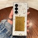 适用三星zfold6手机壳新款金箔日进斗金折叠屏zfold5保护套zfold4外透明全包防摔zfold3超薄Galaxy男女款