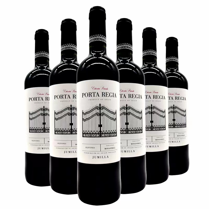 西班牙原装原瓶进口豪门14度dop级红酒干红葡萄酒整箱750ml*6瓶装