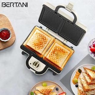 BERTANI双片三明治机 加厚封边烤面包吐司家用型多功能早餐机神器
