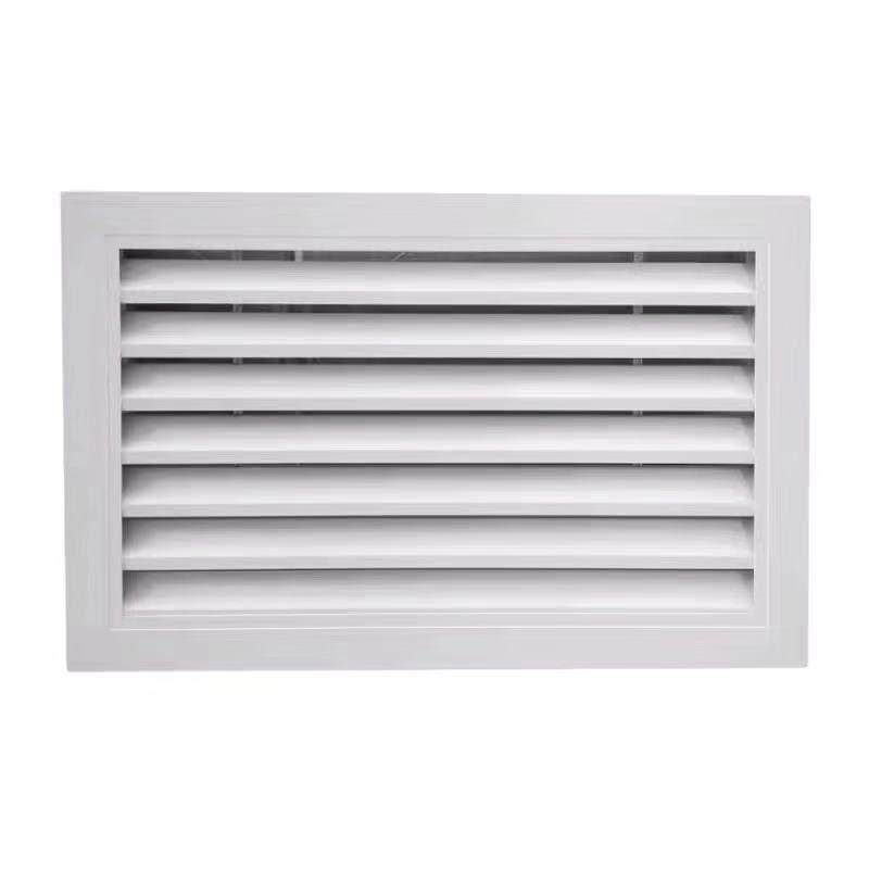 高档外墙风口防水防雨铝合金百叶窗通风口中央空调出风口室内ins