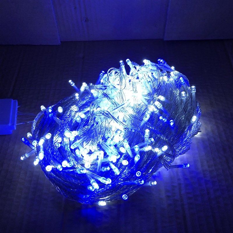 新台装饰灯串灯光节造型户外浪漫电池小j彩灯插电款卧室防水小灯