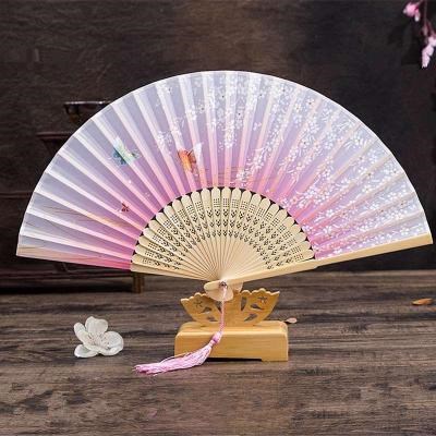 折扇男跳舞蹈汉服古装古代扇子仙气夏扇子折扇中国风女式古风流苏夏季