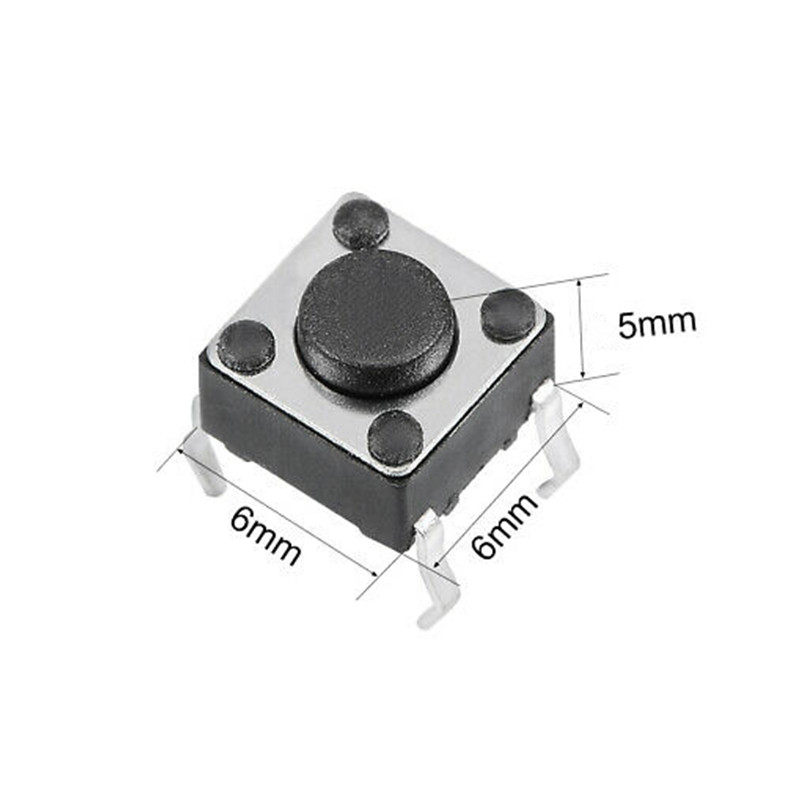 新磁炉通用轻触开关4脚微动开关665按钮开关r电磁炉面板按键开