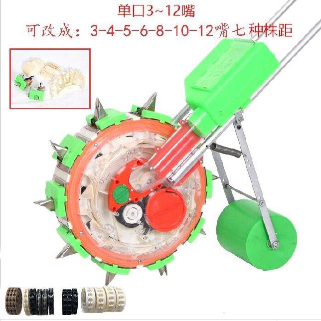 厂大豆谷生b花物手推式种地可视新款助手玉农点播器播种机米新