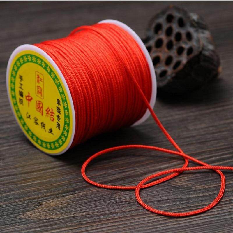 红线绳吊坠绳脖子