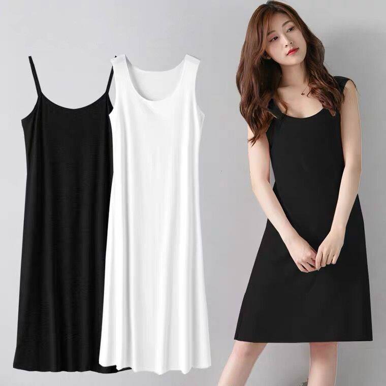 吊带背心裙外穿