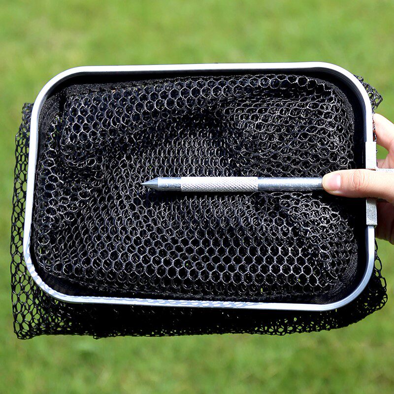 野钓专用方形小型鱼护涂胶速干迷你钓箱溪流钓鱼便携网兜渔护鱼兜
