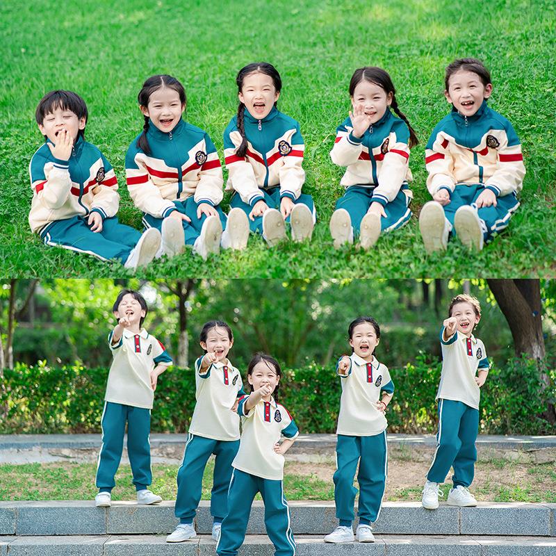 小班学生服套装春秋季幼儿园园三件套儿童服开校XBE学运动会演出