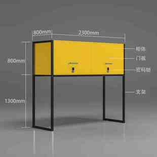 车位储物柜置物架柜钢制地下车库鱼竿帐篷杂物停车场地库收纳柜