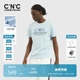 【精致烫钻 舒适纯棉】CNC男装奥莱夏季新款时尚字母多色短袖T恤