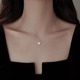 韩国珍珠项链女小众设计感高级百搭颈链2024年新款爆款精致锁骨链
