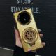 电镀玻璃菱格纹闪闪旋转發支架适用荣耀magicv3手机壳新款高级感magicv2折叠屏全包防摔VS3小众不撞款保护套