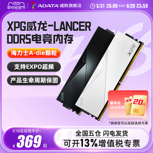 威刚XPG威龙Lancer(D500)DDR5 6000/6400 16G/32G电脑马甲内存条