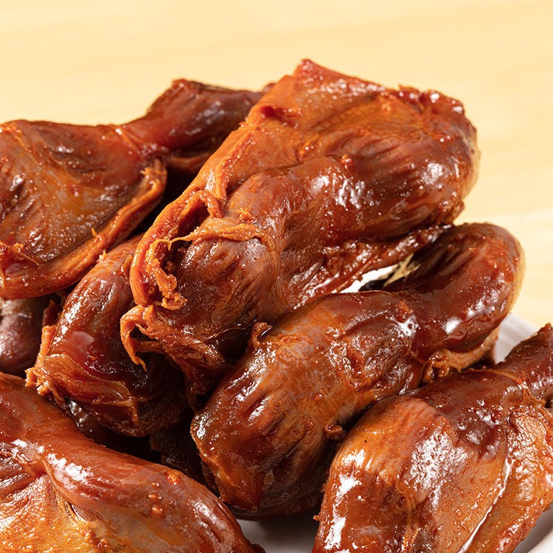 【超值50包】香辣鸭胗小包装卤味鸭肫熟食休闲小吃零食批发5包