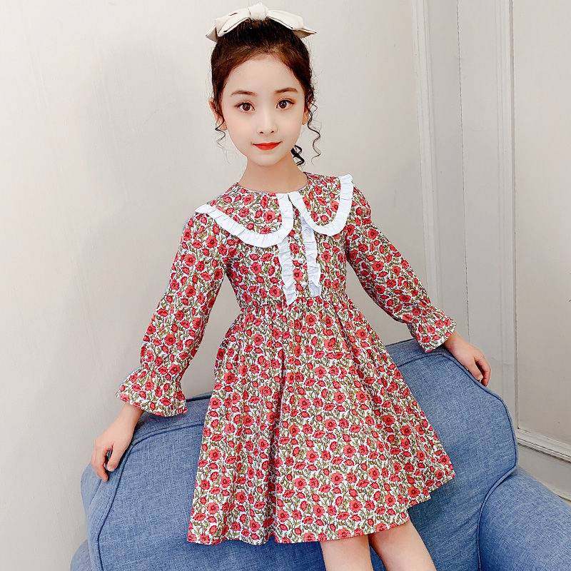 女童秋装2021新款潮裙装