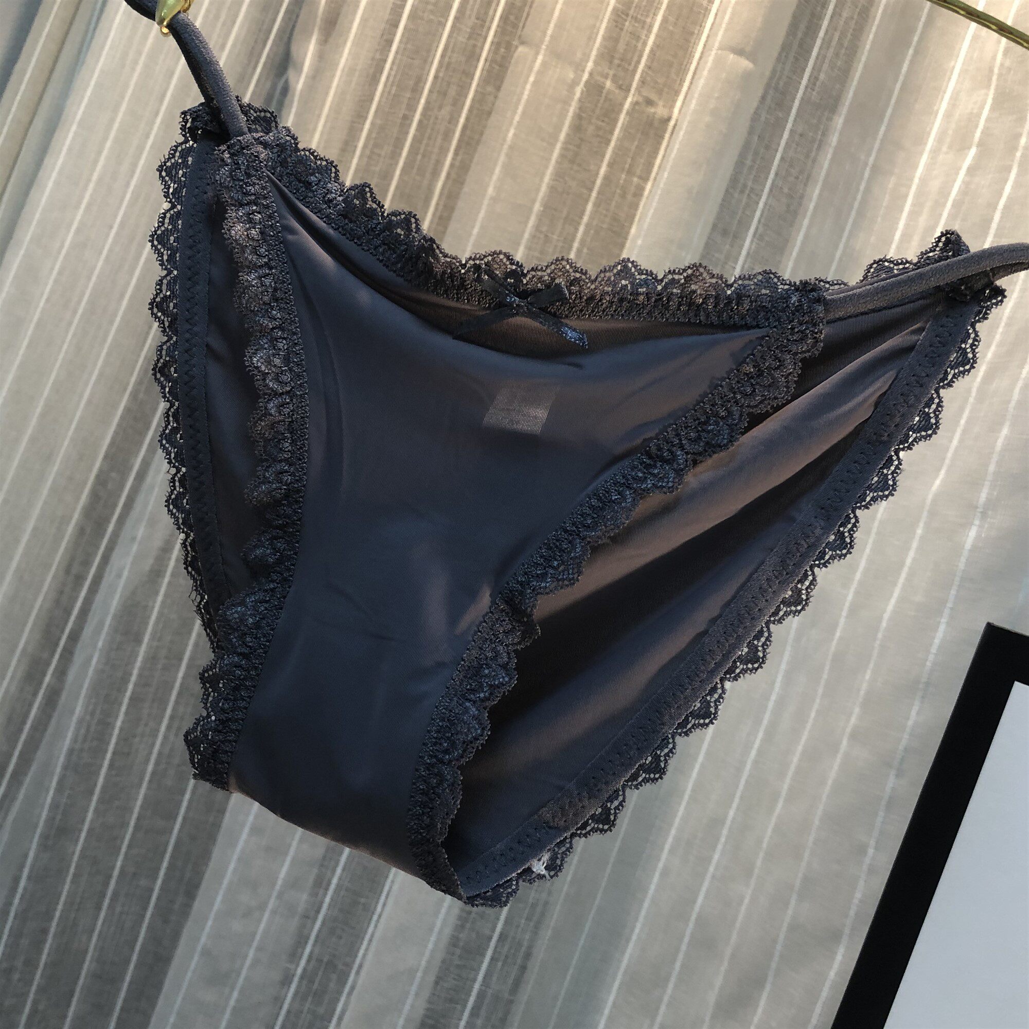 19元淘宝券3元|0 人购买领券购买4条 蕾丝内裤女性惑舒适冰丝无痕圆点