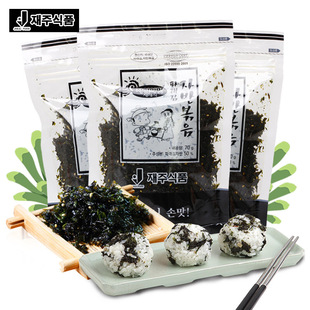 韩国进口韩美禾拌饭海苔儿童即食碎炒海苔70g/袋拌米饭休闲小零食