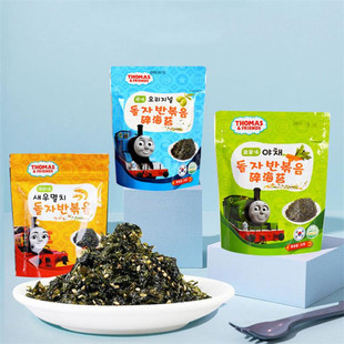 韩国原装进口 托马斯海苔碎35g/袋 蔬菜味海鲜味零食拌饭料炒海苔