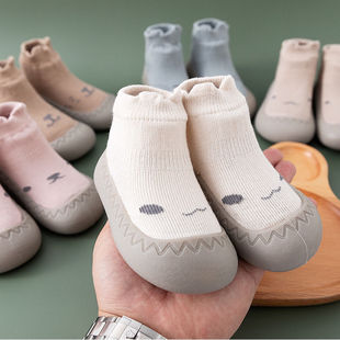 婴儿学步鞋春夏宝宝室内外防滑防摔地板鞋男女隔凉软底防滑地板袜