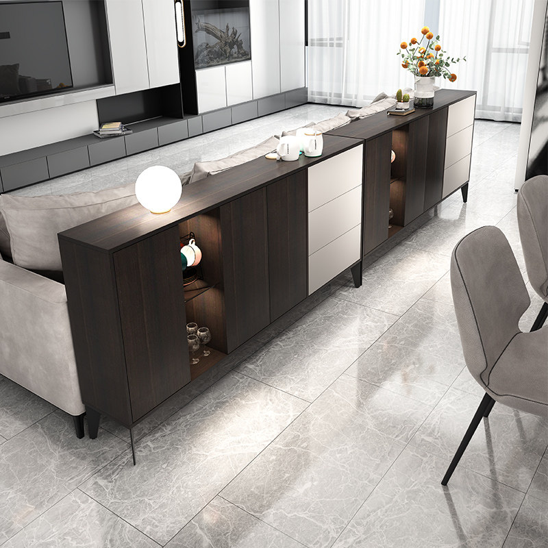 沙发靠背柜客厅岩板吧台隔断柜简约现代储物柜家用横厅后靠柜定制已售