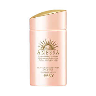 ANESSA 安耐晒 敏感肌可用粉金瓶防晒霜  SPF50 PA++++ 60ml