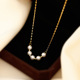【品牌特惠】淡水珍珠18k金项链女轻奢小众设计高级感锁骨链配饰