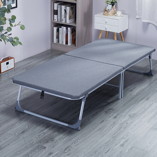 折叠床板式单人家用简易便携硬板木板床陪护午休床办公室午睡床