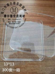 精品塑料一次性培养皿10*10/13*13方形带分格线 10套/包 灭菌消毒