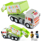 大号林达音乐环卫垃圾车清洁回收运输车城市工程车模型儿童玩具车