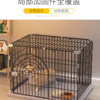 树脂狗笼子小型犬中大型宠物笼子狗狗别墅猫笼子家用室内单层泰迪