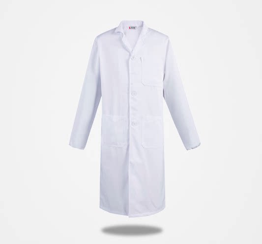 白大褂长袖生服 男女冬装护士服 实验服 药店美容院工作医服 - 三坑日