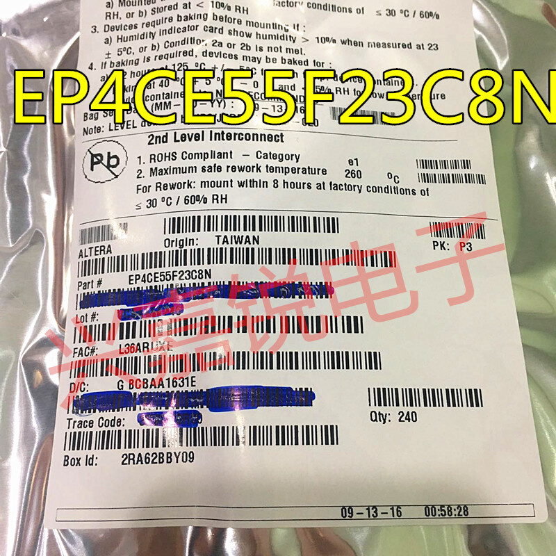 EP4CE55F23C8N 全新原装 BGA484嵌入式门阵列FPGA芯片 原装正品