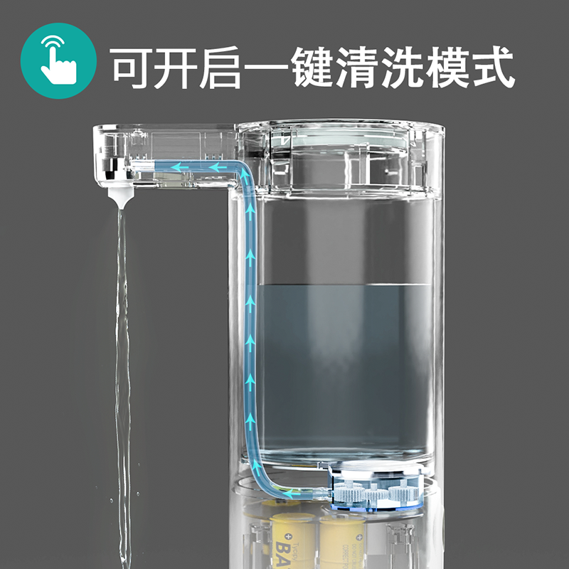 Umimile厨房感应洗洁精机自动洗手液机沐浴露家用智能电动皂液器