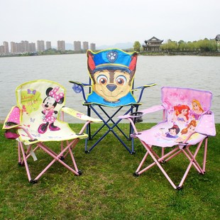 春游椅子折叠椅儿童小型画画写生椅春游便携休闲椅沙滩椅可爱卡通