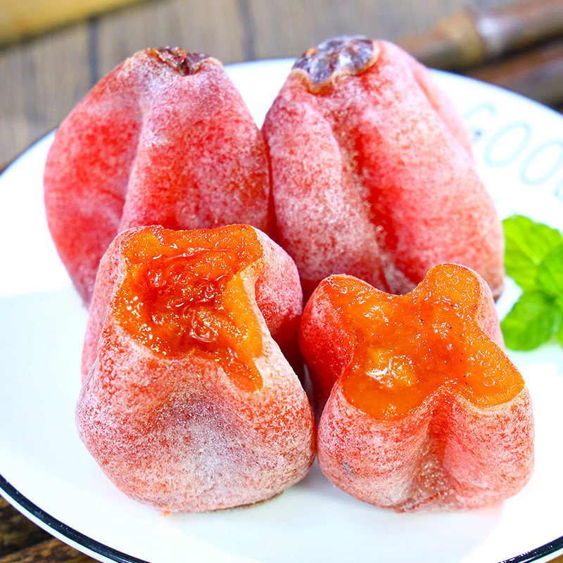 吊柿饼柿子饼广西柿饼柿子饼霜降正宗非富平糖心吊饼农家饼子批发