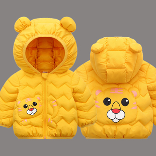 90秋冬新款儿童轻薄款羽绒服男女童宝宝婴儿轻便白鸭绒外