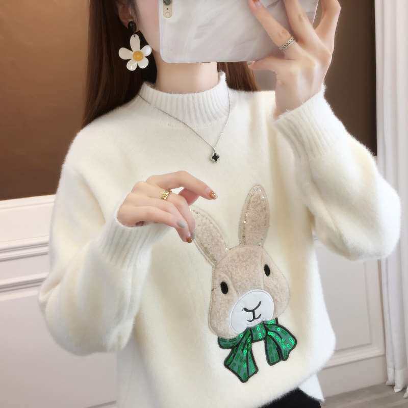 12岁女童毛衣2022新款中大童炸街韩系打底秋冬季洋气女孩半高领