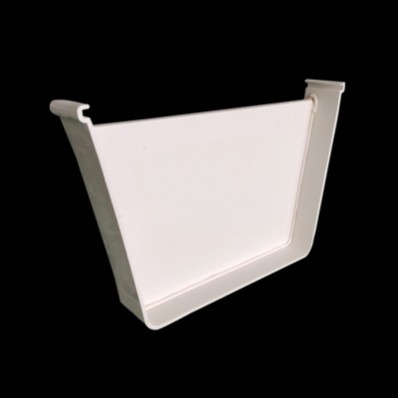 天沟雨水槽排水槽u型pvc排水管塑料房檐屋檐接水槽种植导水槽檐沟