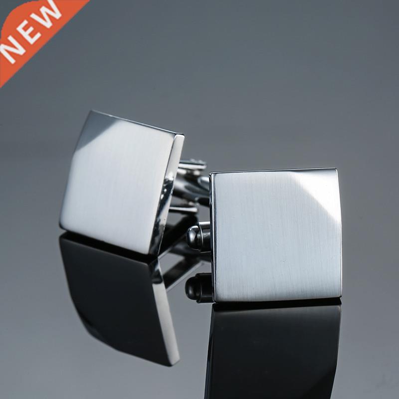 The new design style fashion laser metal Cufflinks French gr