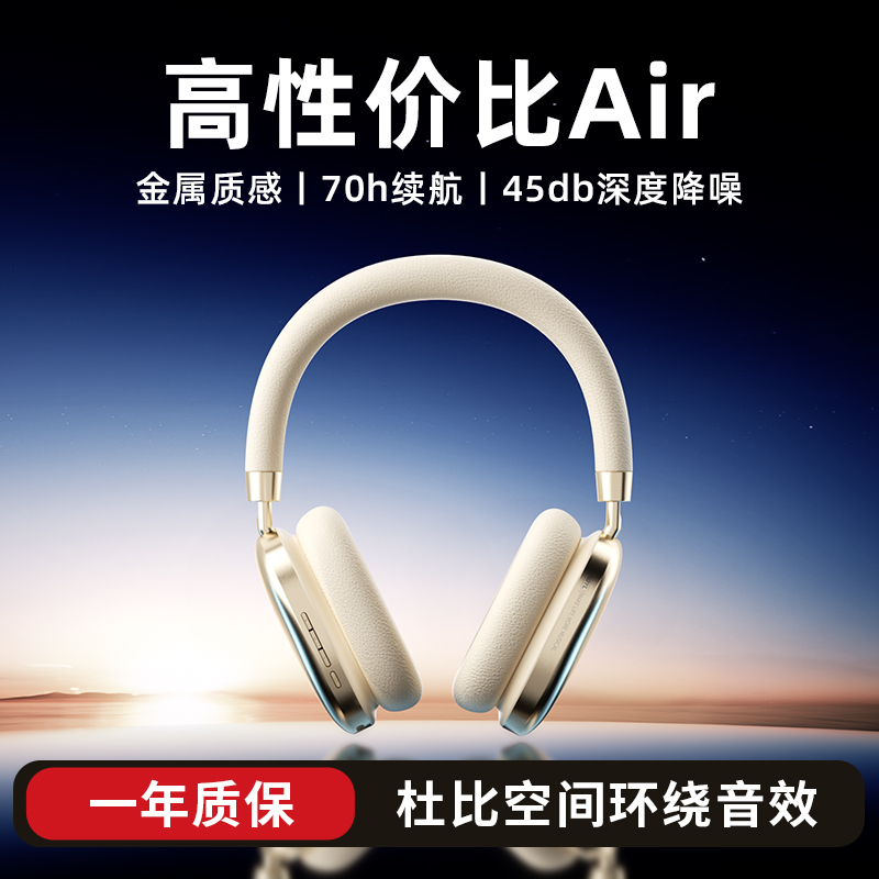 头戴式耳机蓝牙适用于苹果max无线15降噪2024新款air耳麦pro游戏