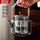 围炉煮茶壶2025新款玻璃烧水泡茶壶家用加厚耐高温煮茶提梁壶茶具