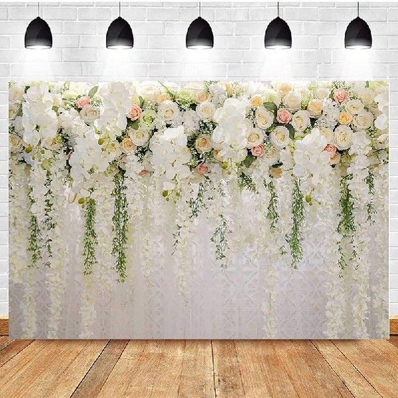 1PCS 210x150cm Rose Flower Wedding Photography Backdrops