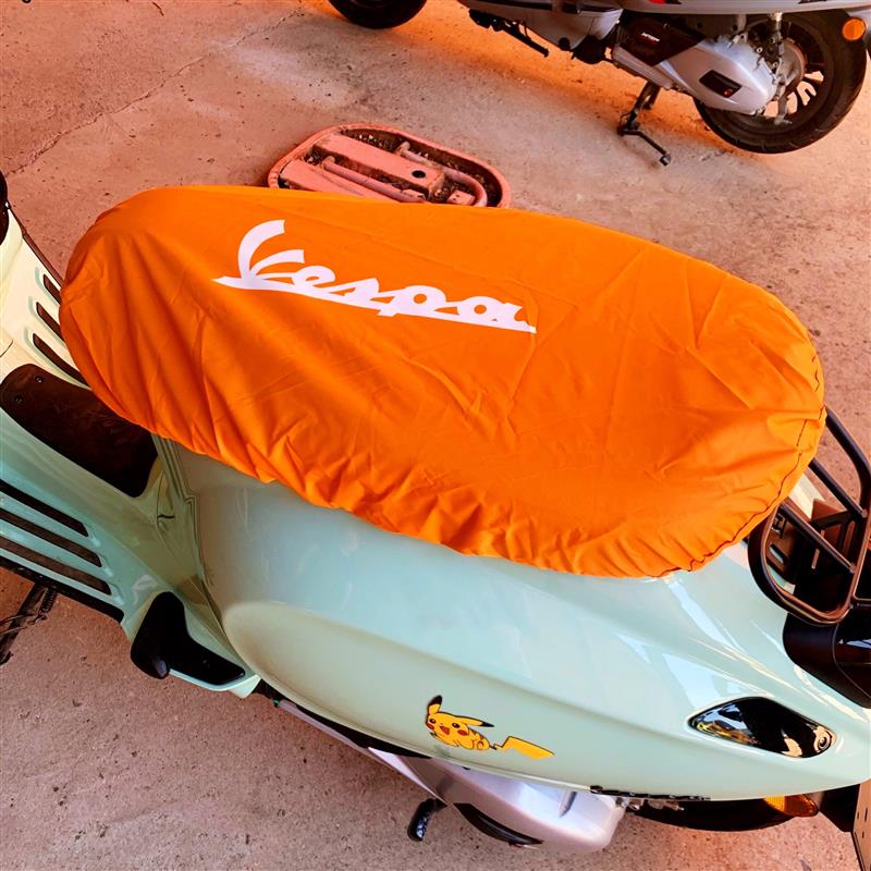 适用比亚乔 vespa 姜戈 维多利亚摩托车座套坐垫套防雨防晒防尘罩