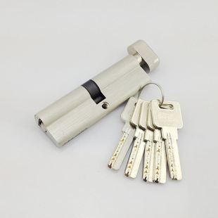 定制全铜房门锁芯 单开小90mm正芯 防盗电脑钥匙加厚门锁体室内锁