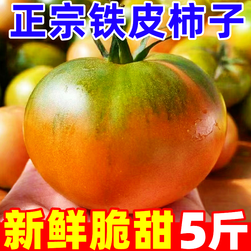 丹东铁皮西红柿新鲜自然熟草莓水果西