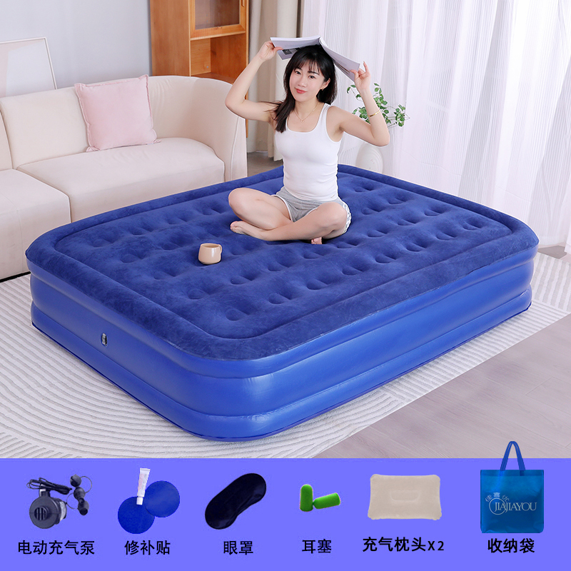 气垫床单人加厚充气床家用双人折叠冲气床便携户外睡垫家用打地铺
