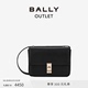 BALLY/巴利女士黑色皮革斜挎包6302311