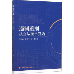 正版新书 遏制重刑 王志远, 吴亚可, 沙涛著 9787562093466 中国政法大学出版社
