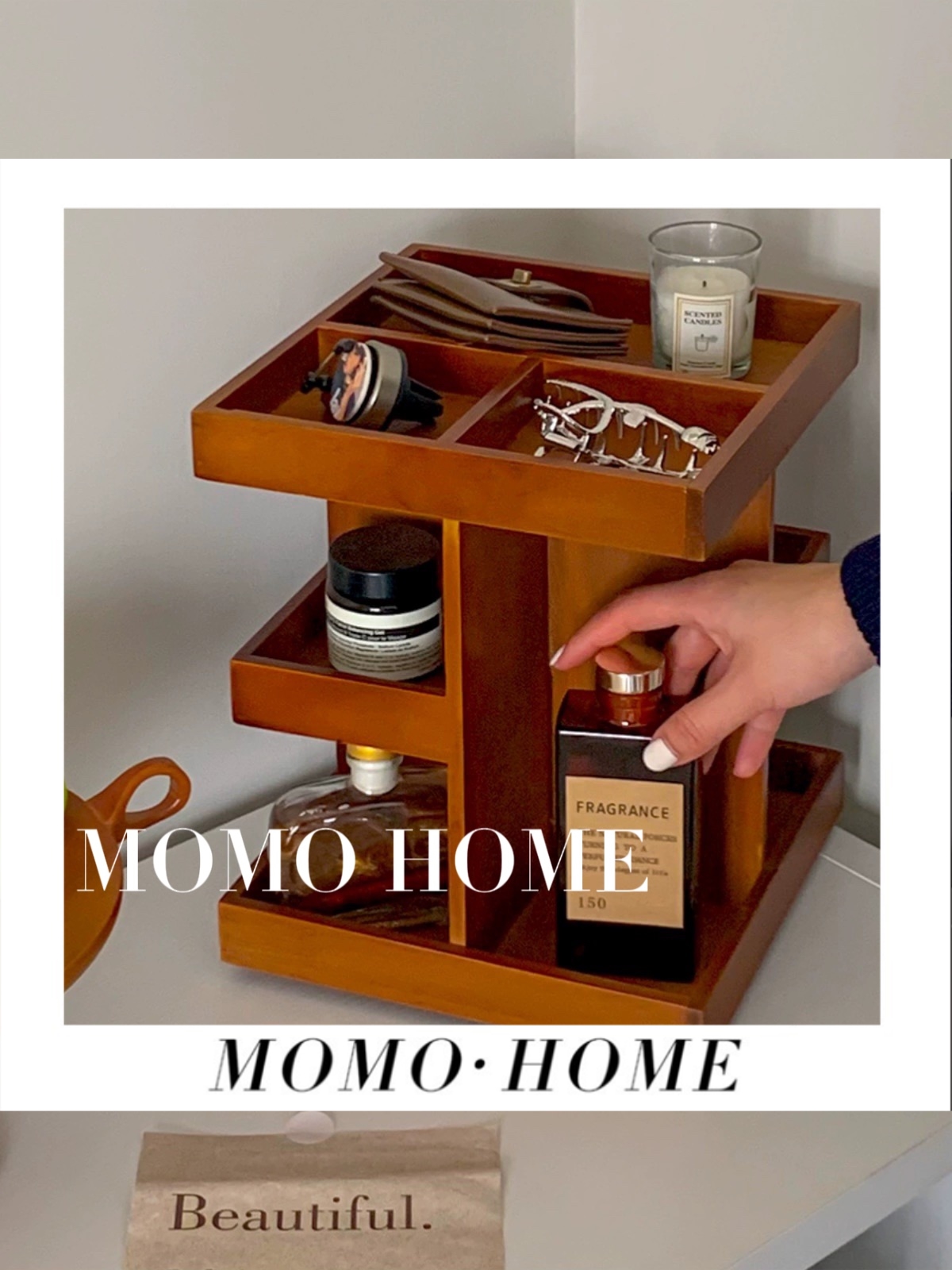 MOMO HOME家居实木复古桌面