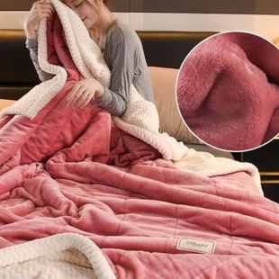 加厚毛毯被子珊瑚绒毯子三层单人学生宿舍冬季午睡盖毯法兰绒床单